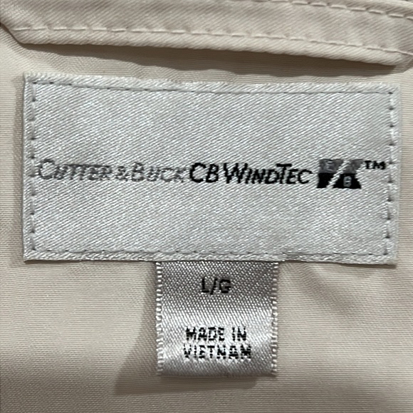 Cutter & Buck WindTec Pullover V-neck NY Giants Windshirt Size Large - Picture 4 of 8